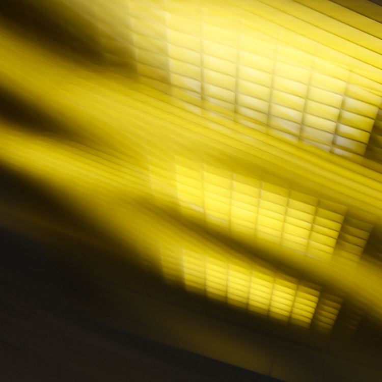 Bands of warm yellow light